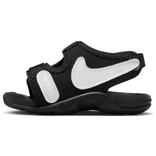 Nike sunray adjust 6, sneaker, black/white, 33.5 eu