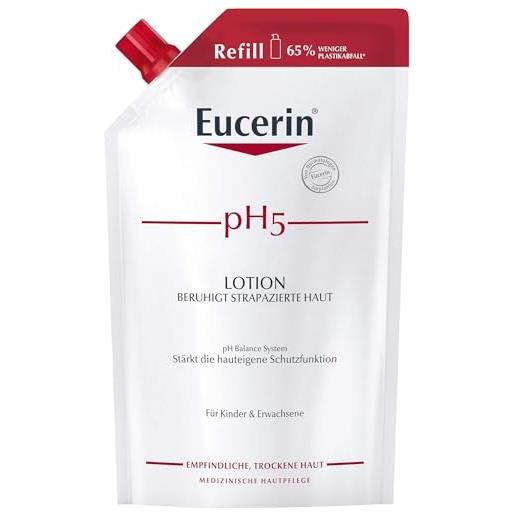 Eucerin ph 5 lotion nachfüllbeutel für empfindliche haut, 400.0 ml lozione