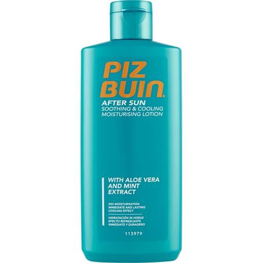 Piz Buin after sun soothing & cooling moisturising lotion 200 ml - -