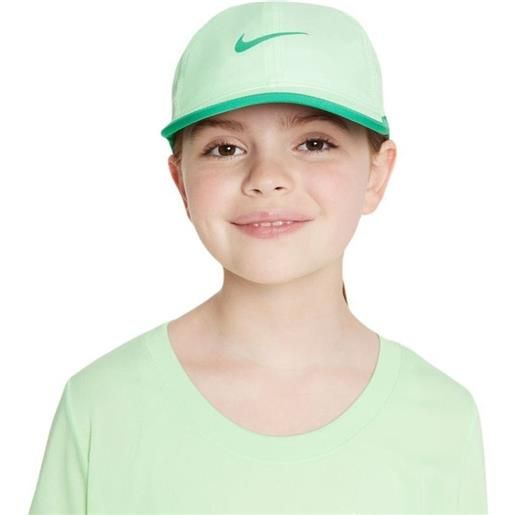 Nike berretto da tennis Nike dri-fit club kids' unstructured featherlight cap - vapor green/stadium green/st