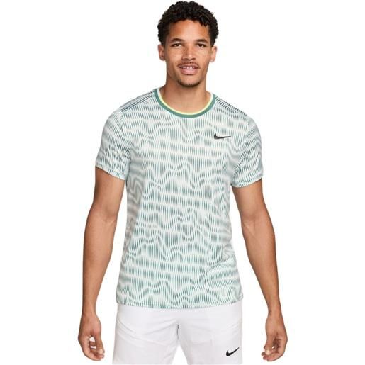 Nike t-shirt da uomo Nike court advantage tennis top - barely green/bicoastal/black