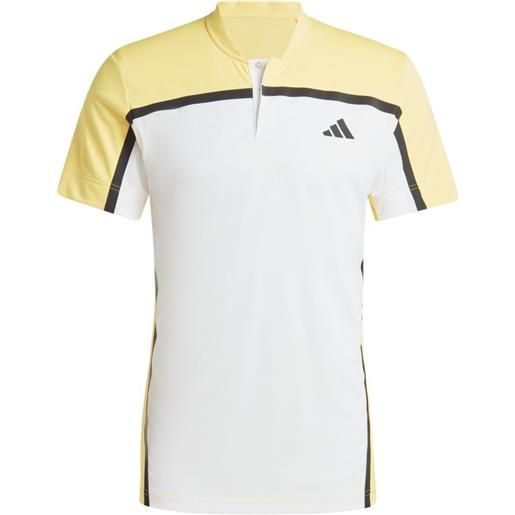 Adidas polo da tennis da uomo Adidas heat. Rdy free. Lift pro polo shirt - white/orange/black