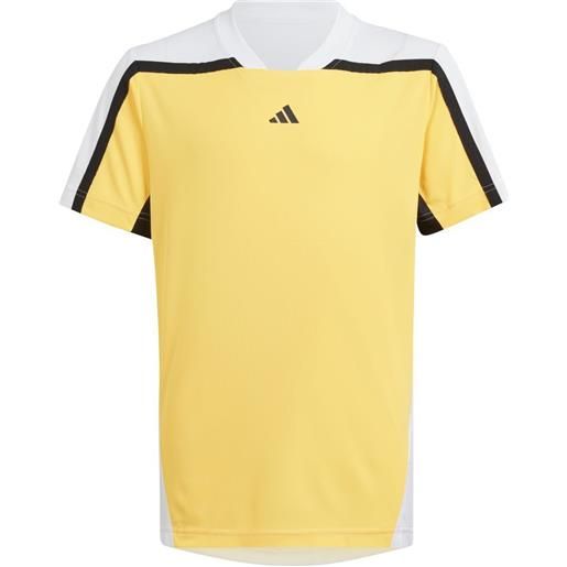 Adidas maglietta per ragazzi Adidas boys heat. Rdy pro t-shirt - orange/white