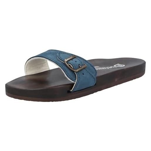 Berkemann sandali originali, zoccoli unisex-adulto, blu scuro, 44.5 eu