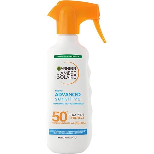 Garnier ambre solaire advanced sensitive ceramide protect spray 270ml spf50+ Garnier