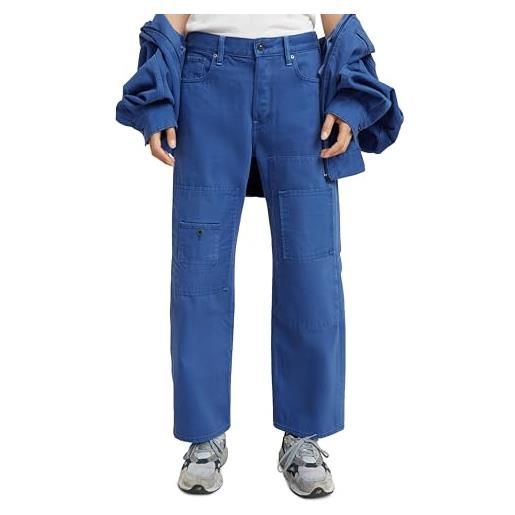 G-STAR RAW bowey 3d boyfriend toppa alla caviglia wmn jeans, blu (faded blue papillon gd patched d24528-d300-g366), 31w x 30l donna