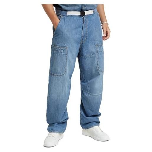 G-STAR RAW travail 3d relaxed jeans, blu (faded thames d24958-d539-g614), 30w x 32l uomo