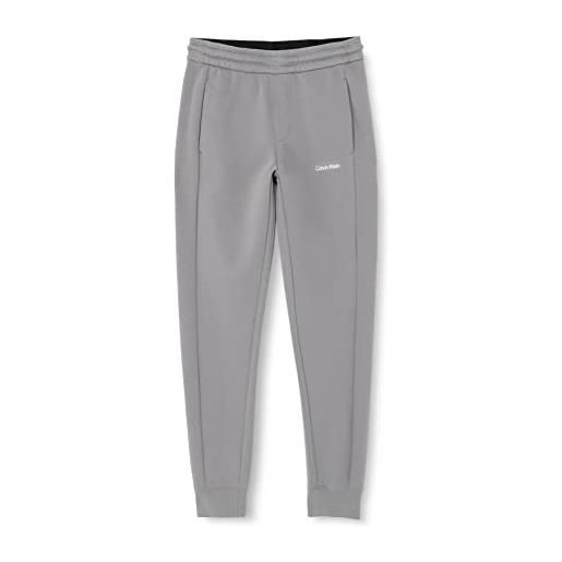 Calvin Klein Jeans calvin klein micro logo repreve jogger k10k109940 pantaloni della tuta, grigio (grey asphalt), xs uomo