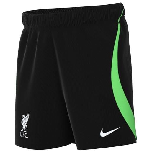 Nike lfc y nk df strk short kz pantaloncini, nero/verde (verde chiaro/bianco), 12-13 lat unisex-kids