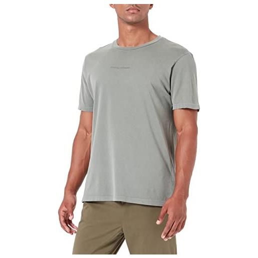7 For All Mankind tè minerale dye t-shirt, verde, s uomo