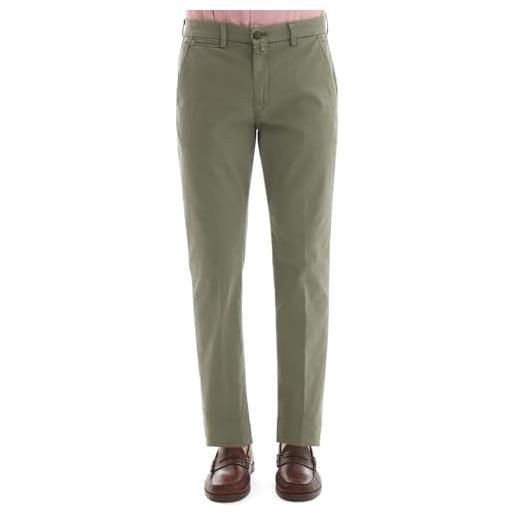 BRIGLIA 1949 pantaloni cotone stretch uomo verde
