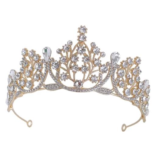 FOMIYES 5 pz tiara corona principessa copricapo della sposa corona di cristallo copricapo da sposa per la sposa accessori di compleanno per le donne strass fascia per