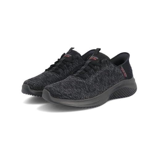 Skechers ultra flex 3.0 new arc-sneaker slip-in da uomo, scarpe da ginnastica, tortora, 41.5 eu