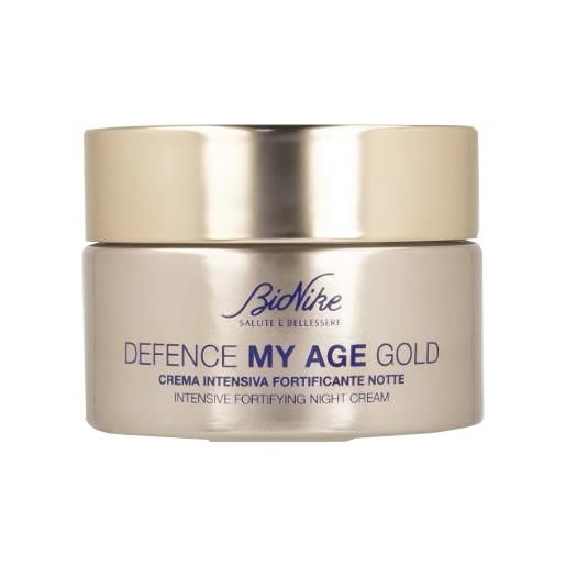 I.C.I.M. (BIONIKE) INTERNATION defence my age gold crema intensiva fortificante notte 50 ml