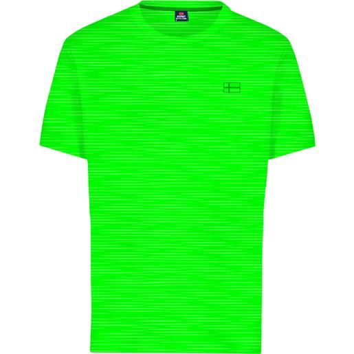 Scuola nautica italiana - t-shirt norway 846061 verde fluo
