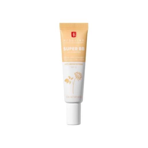 Erborian - super bb cream al ginseng - crema bb a copertura completa per pelle incline all'acne - Erborian korean skincare - nude 15 ml