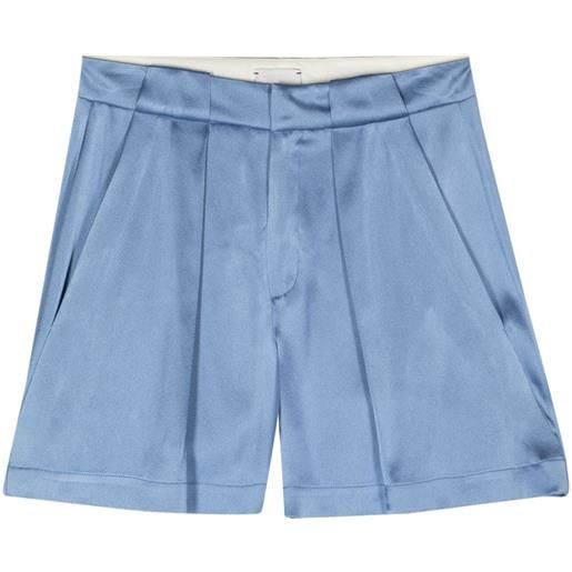 Alysi shorts con pieghe - blu