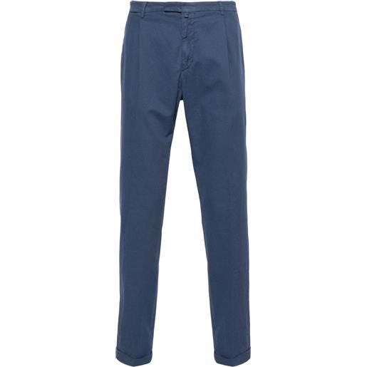 Briglia 1949 pantaloni chino con pieghe - blu