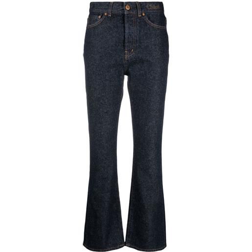 Chloé jeans svasati iconic navy - blu