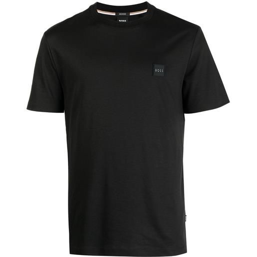 BOSS t-shirt con applicazione - nero