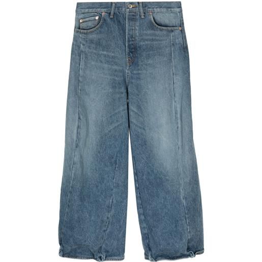 Doublet jeans robot a gamba ampia - blu