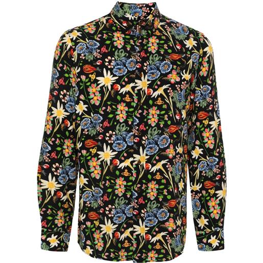 Vivienne Westwood camicia a fiori - nero