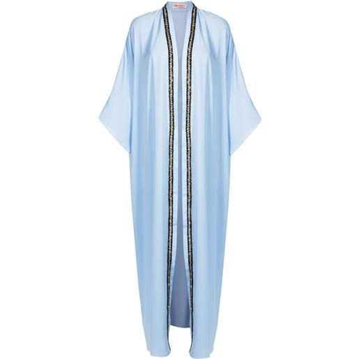 Olympiah kimono con applicazione - blu