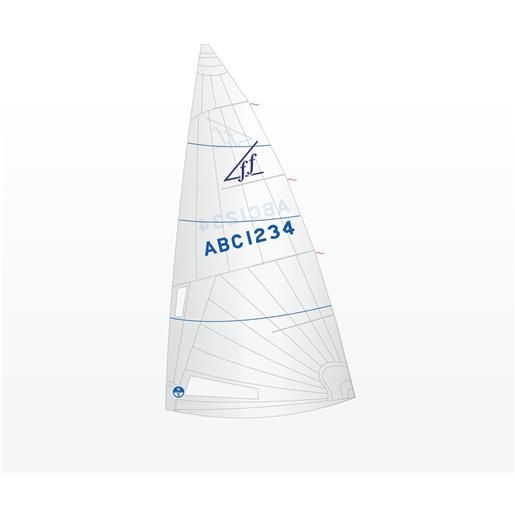 North Sails - flying fifteen fr-5 mainsail, white