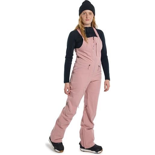 Burton reserve stretch 2l bib pants rosa m donna