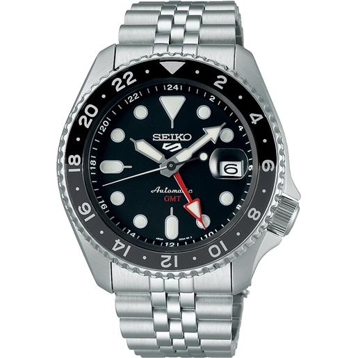 Seiko orologio Seiko 5 sports ssk001k1 gmt nero bracciale jubilee