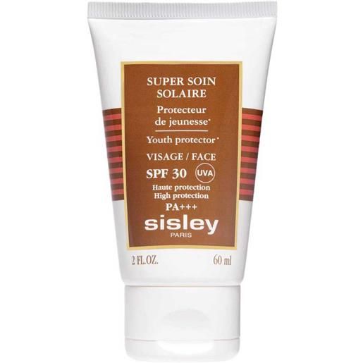 Sisley super soin solaire visage spf30 60ml cream bianco 60 ml