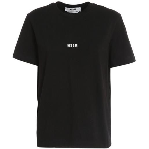 M.s.g.m. t-shirt con logo piccolo