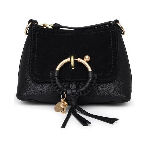 See By Chloé tracolla joan mini in pelle nera