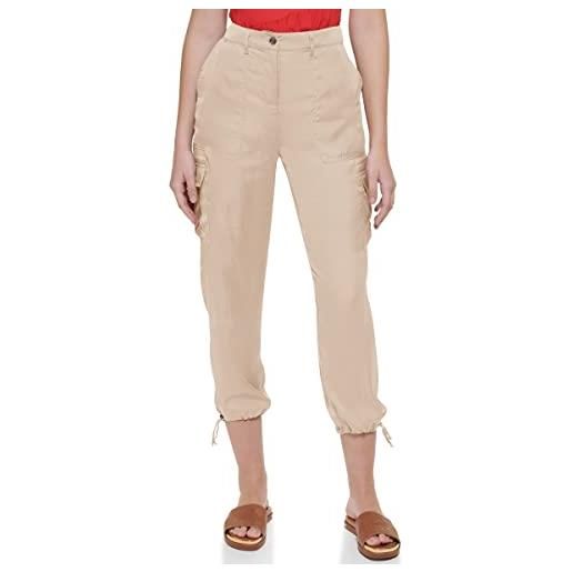DKNY women's trousers pantaloni del vestito, wheat, 10 da donna