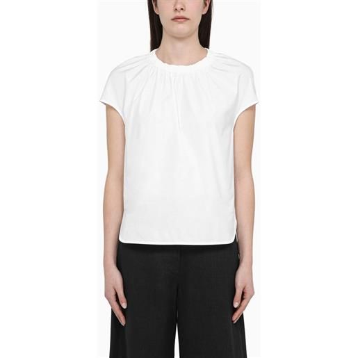 'S Max Mara t-shirt girocollo bianca in cotone