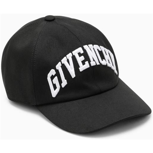 Givenchy cappello da baseball nero con logo