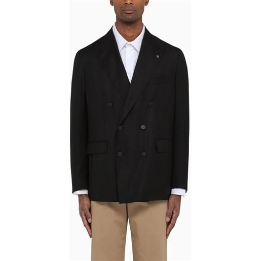 Tagliatore giacca doppiopetto new york nera in lana
