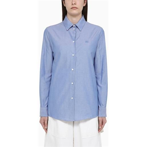 ETRO camicia oxford azzurra in cotone