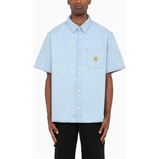 Carhartt WIP s/s ody shirt in denim blu