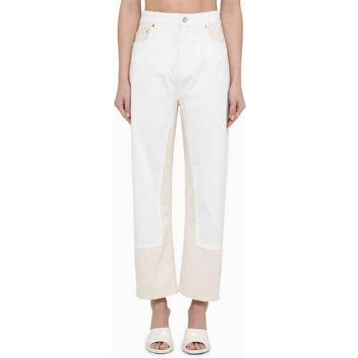 Sportmax jeans bianco/beige in denim