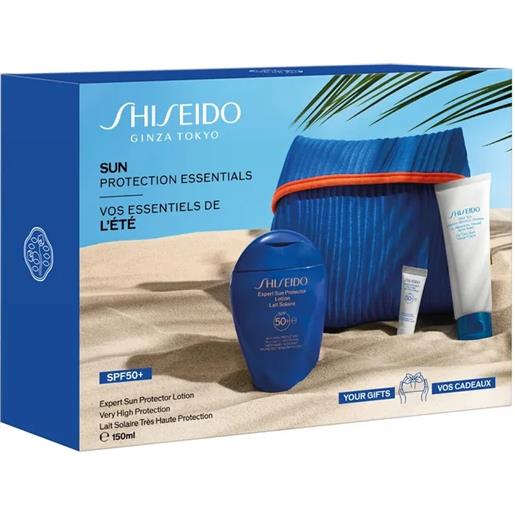 Shiseido cofanetto sun protection essentials spf50+