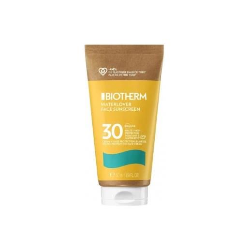 Biotherm waterlover face sunscreen spf 30 crema viso 50ml