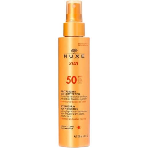 NUXE sun spray protezione solare viso e corpo spf50 150ml