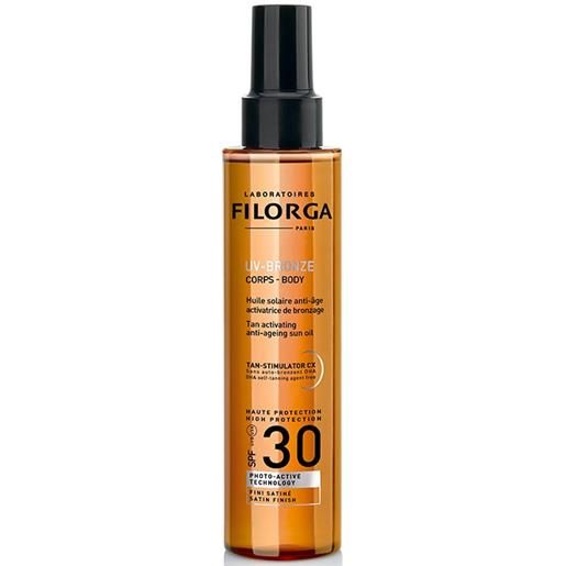 FILORGA uv bronze body 30 olio solare antietà 150ml