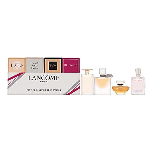 Lancome lancôme best of lancôme minuature fragrances gift set 5ml edp idôle + 4ml edp la vie est belle + 7.5ml edp trésor + 5ml edp miracle