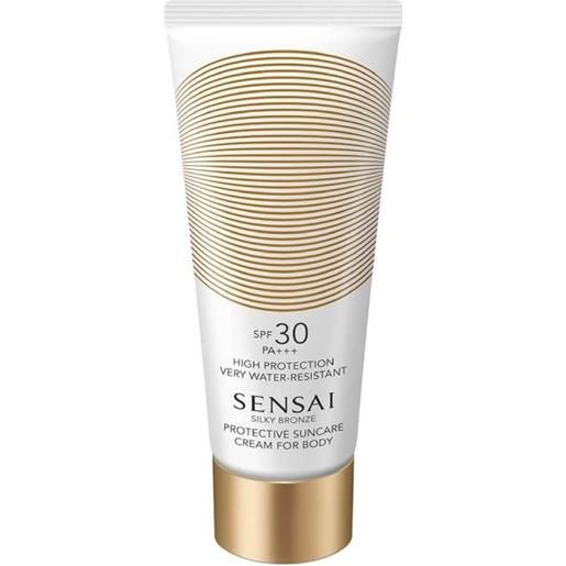 Sensai silky bronze protective suncare cream for body spf30 150 ml