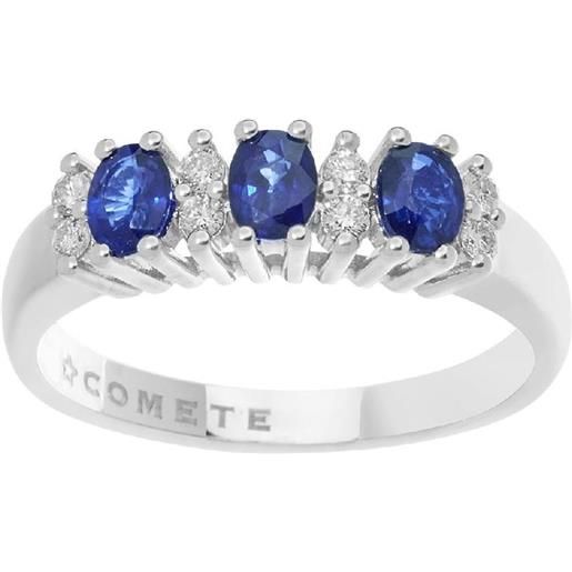 Comete anello duchessa trilogy oro diamanti zaffiri blu Comete donna