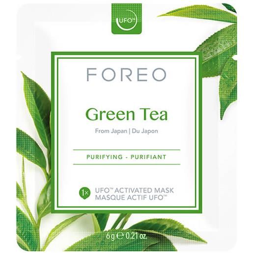 FOREO maschera rinfrescante e lenitiva per viso green tea(purifying mask) 6 x 6 g