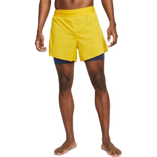 Nike yoga hot yogas shorts giallo s uomo