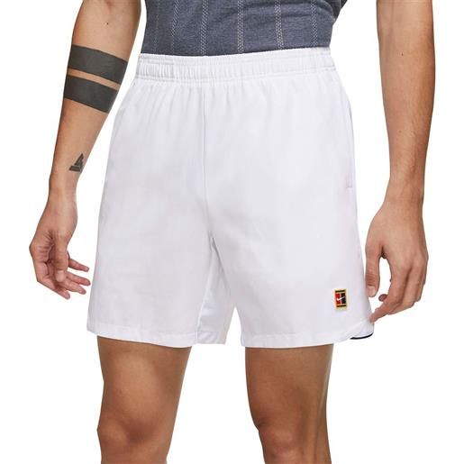 Nike court dri fit slam shorts bianco s uomo